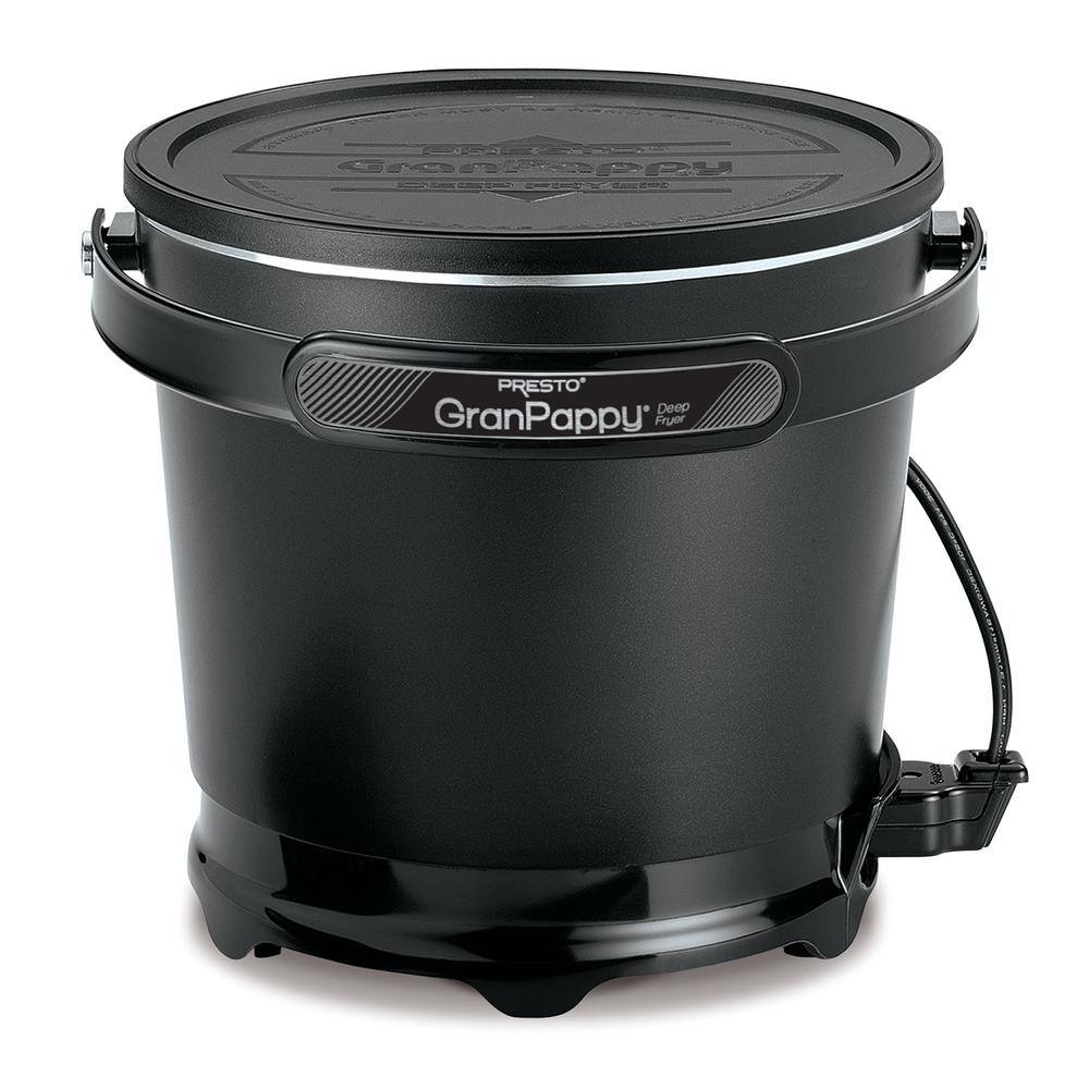 Presto 1.5 Qt. Black GranPappy Deep Fryer 05411