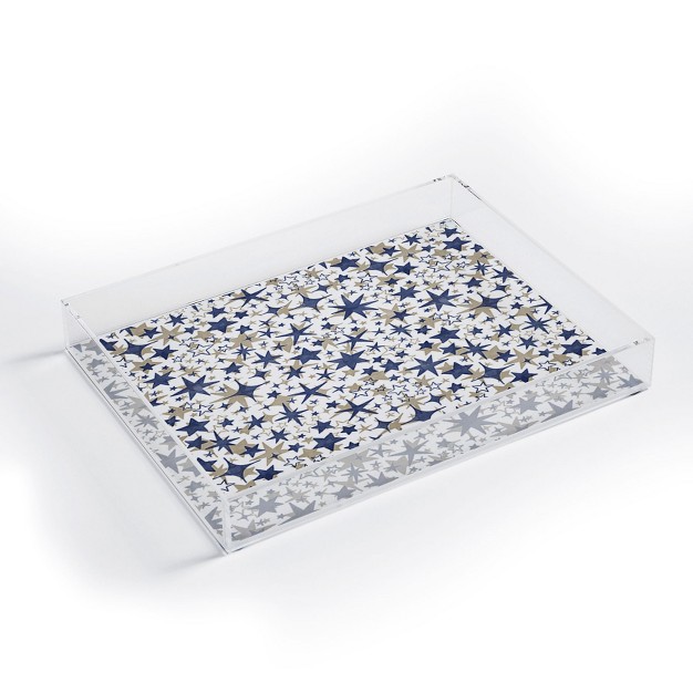 Marta Barragan Camarasa Starry Sky Of Stars B Acrylic Tray deny Designs