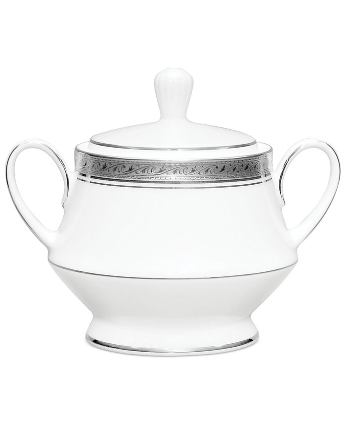 Noritake Dinnerware Crestwood Platinum Sugar Bowl