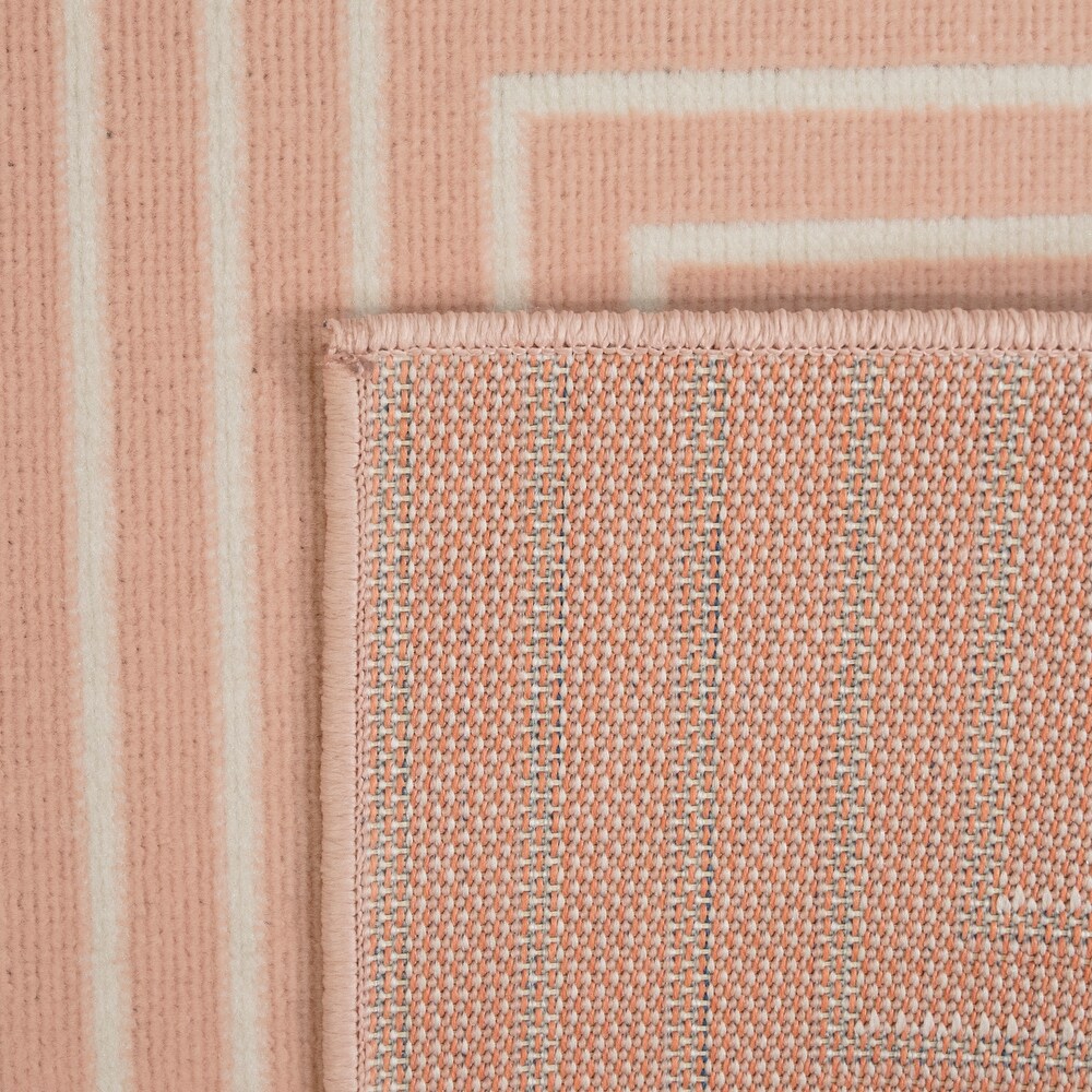 Paskal Geometric Striped Indoor/Outdoor Area Rug