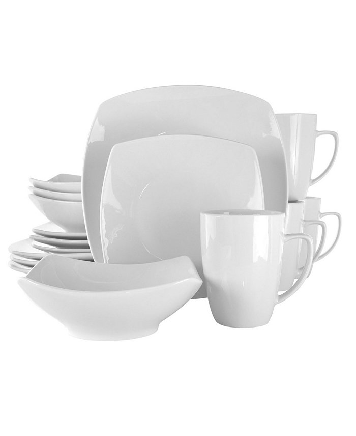 Elama Hayes Dinnerware Set of 16 Pieces