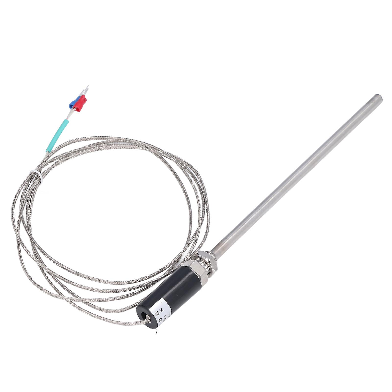 K Type Thermocouple Ground Shielded Wire Temperature Sensor Probe 0800 200mm Wrnt01