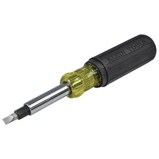 Klein Tools Heavy-Duty Multi-Bit ScrewdriverNut Driver- Cushion Grip Handle 32557