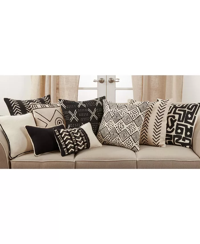 Saro Lifestyle Chevron Design Throw Pillow