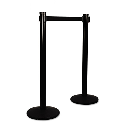 Tatco Adjusta-Tape Crowd Control Posts Only， Steel， 40