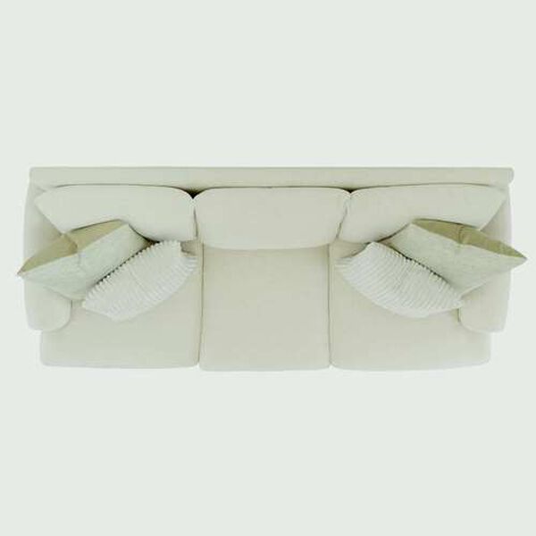 Isabella Cream and Walnut Sofa