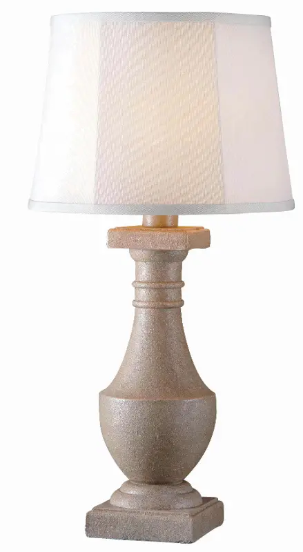 Neutral Outdoor Table Lamp - Coquina