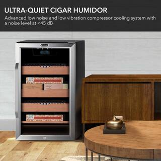 Whynter 4.2 cu. ft. Cigar Cooler Humidor with Built-in Heating and Cooling System CHC-421HC