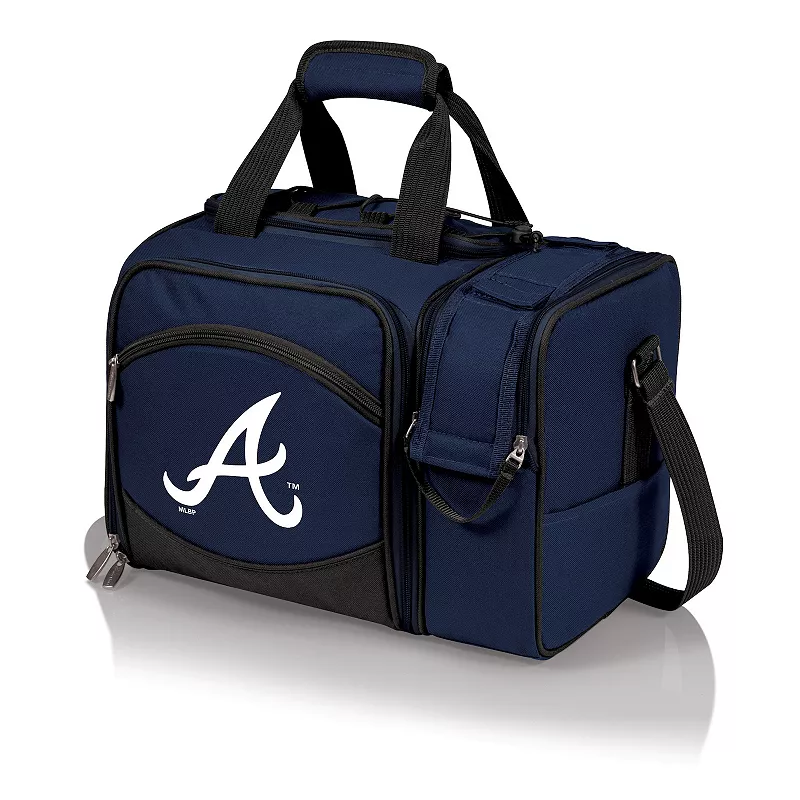 Picnic Time Atlanta Braves Malibu Picnic Basket Cooler Set