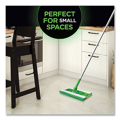 Procter and Gamble Swiffer Sweeper TRAP + LOCK Heavy Duty Wet Mop Cloth | 8 x 10， White， 32