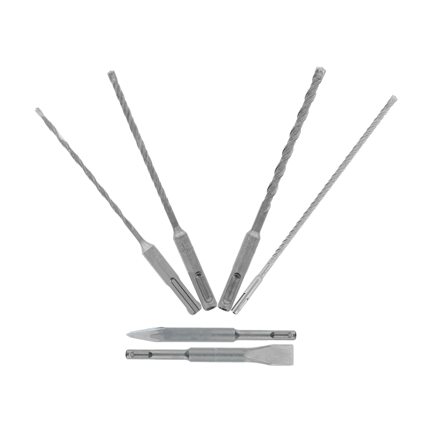 Diablo Rebar Demon Carbide SDS-Plus Concrete Demolition Set 6 pc