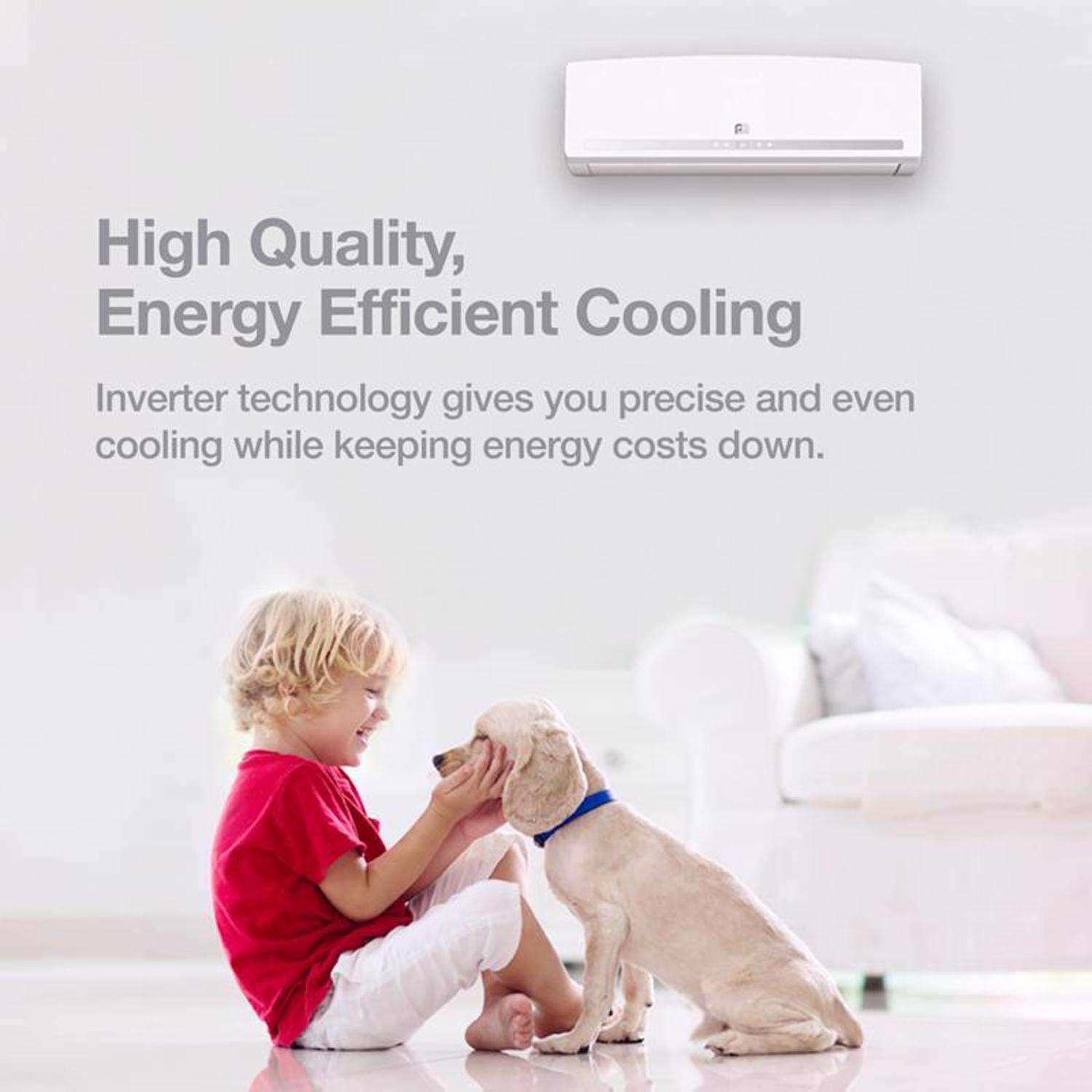 Perfect Aire 3rd Generation 1 Zone 12000 BTU 22 SEER Ductless Mini Split Air Conditioner and Heat Pump