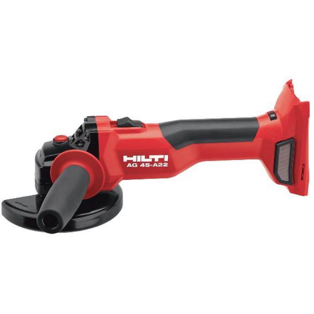 Hilti 22-Volt Cordless Brushless 5 in. AG 4S Angle Grinder with Kwik Lock (No Battery) 3660956