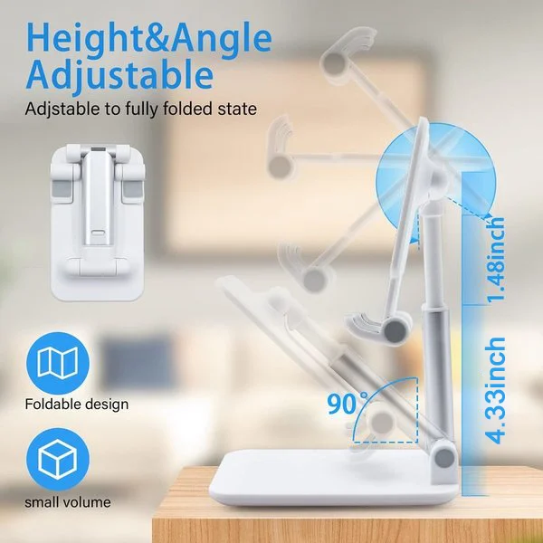 🔥BIG SALE - 45% OFF🔥]Adjustable Telescopic Folding Cell Phone and Tablet Stand