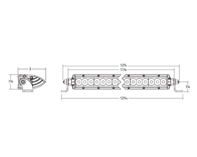 Rigid Industries SR-Series 10 in. Spot LED Light 9102