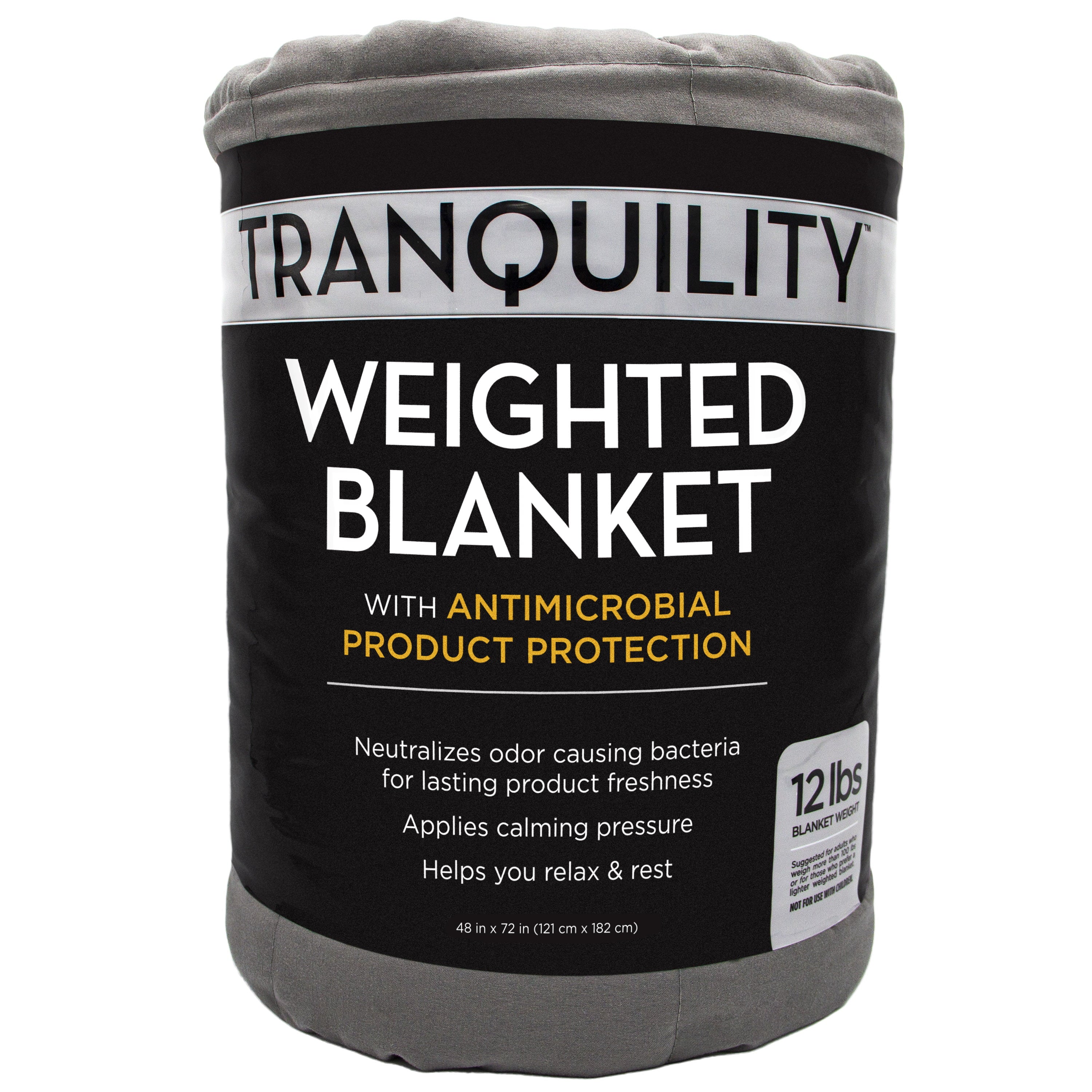 Tranquility Antimicrobial Quilted Weighted Blanket， 12LB