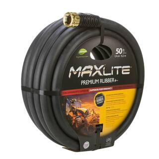 Element MaxLite 34 in. x 50 ft. Heavy-Duty Premium Rubber Plus Water Hose ELSGC34050