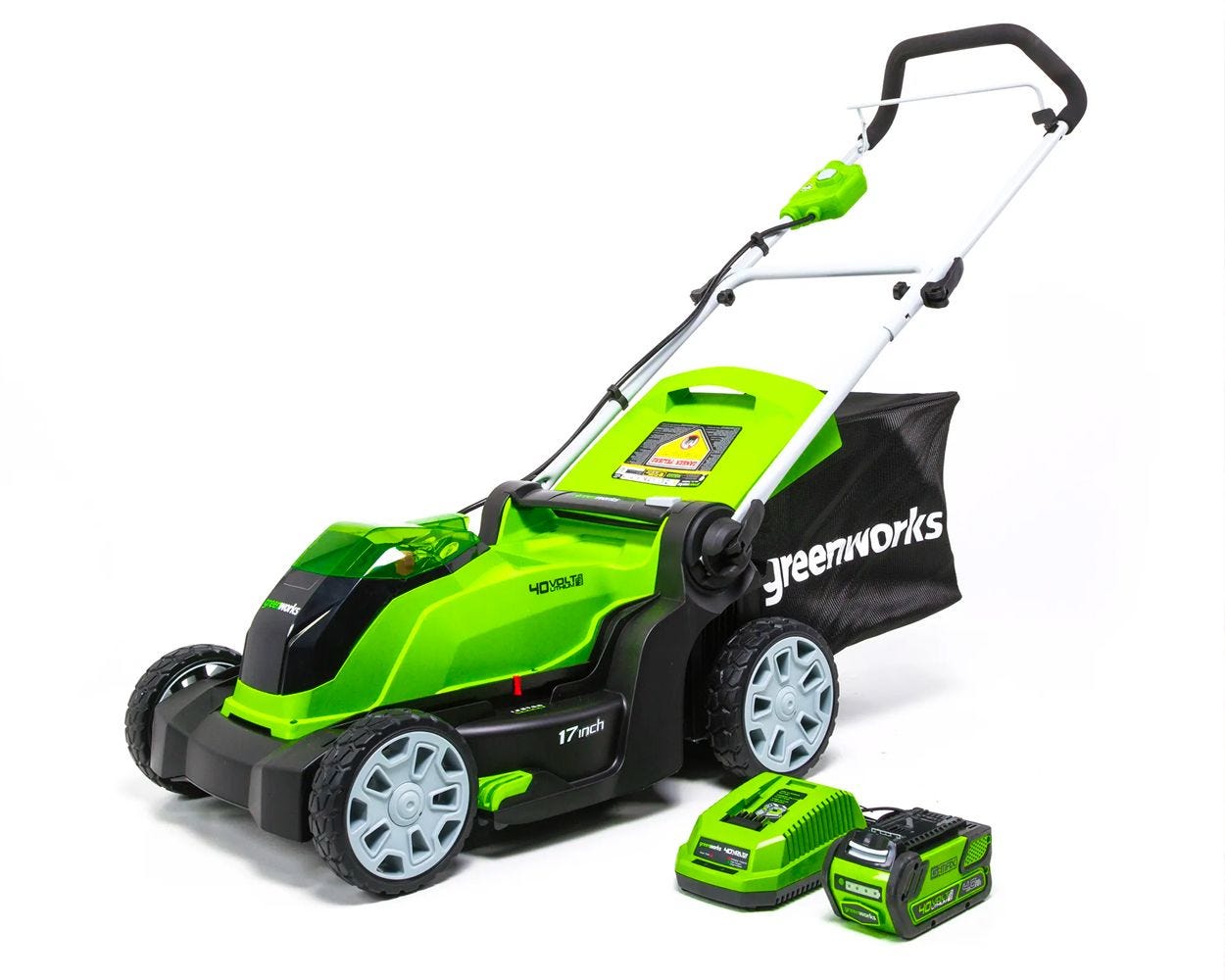 40V 17-Inch Cordless Lawn Mower | Greenworks