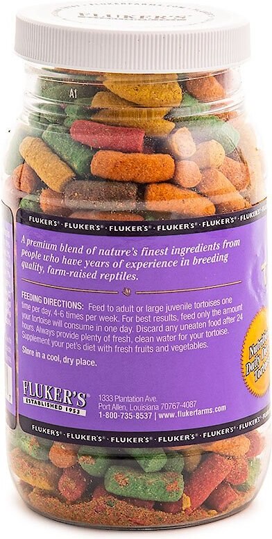 Fluker's Large Pellet Tortoise Diet Land Turtle Food