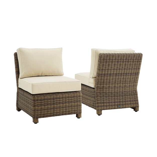 Bradenton 2pk Outdoor Wicker Chairs Crosley