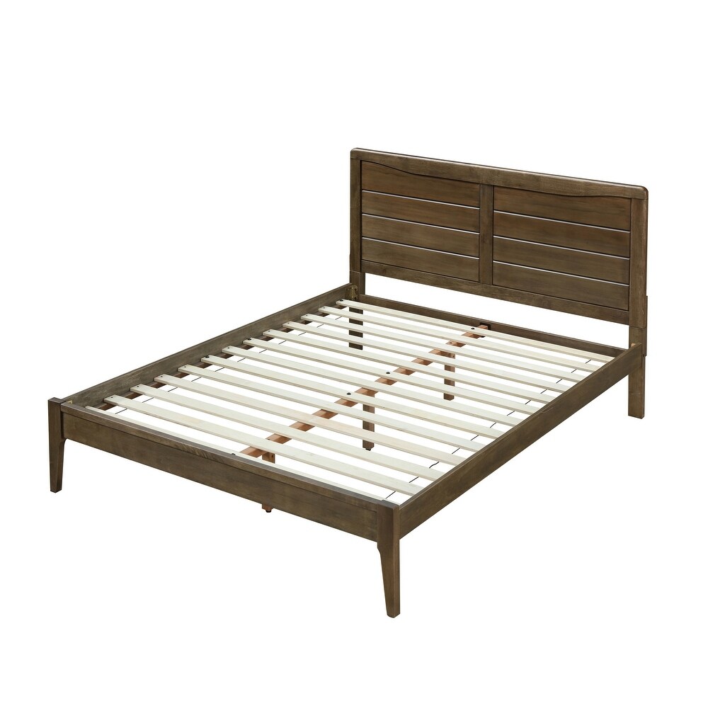 Darlin Rustic Queen size Wood Platform Bed by Christopher Knight Home