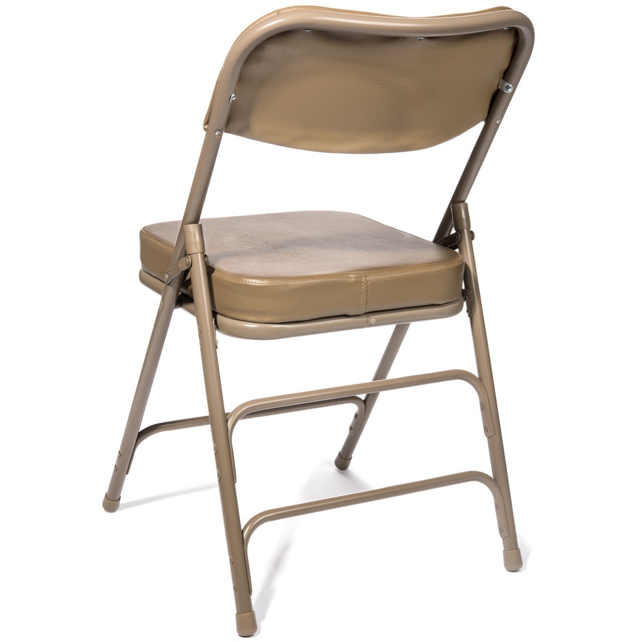 Chair - Rhino 2" Vinyl Padded Folding - Beige (2/Box)