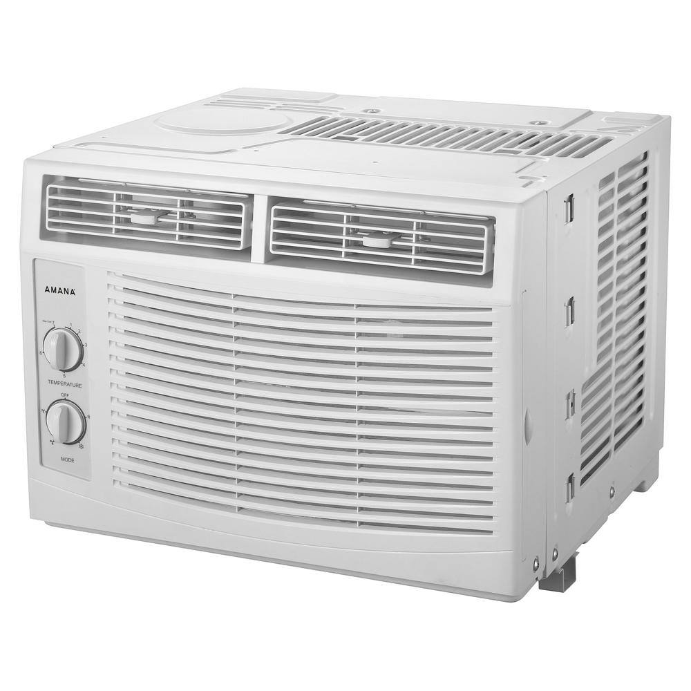 Amana 5000 BTU 115-Volt Window-Mounted Air Conditioner with Mechanical Controls AMAP050DW