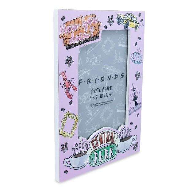 Silver Buffalo Friends Central Perk Die cut Photo Frame 4 X 6 Inches