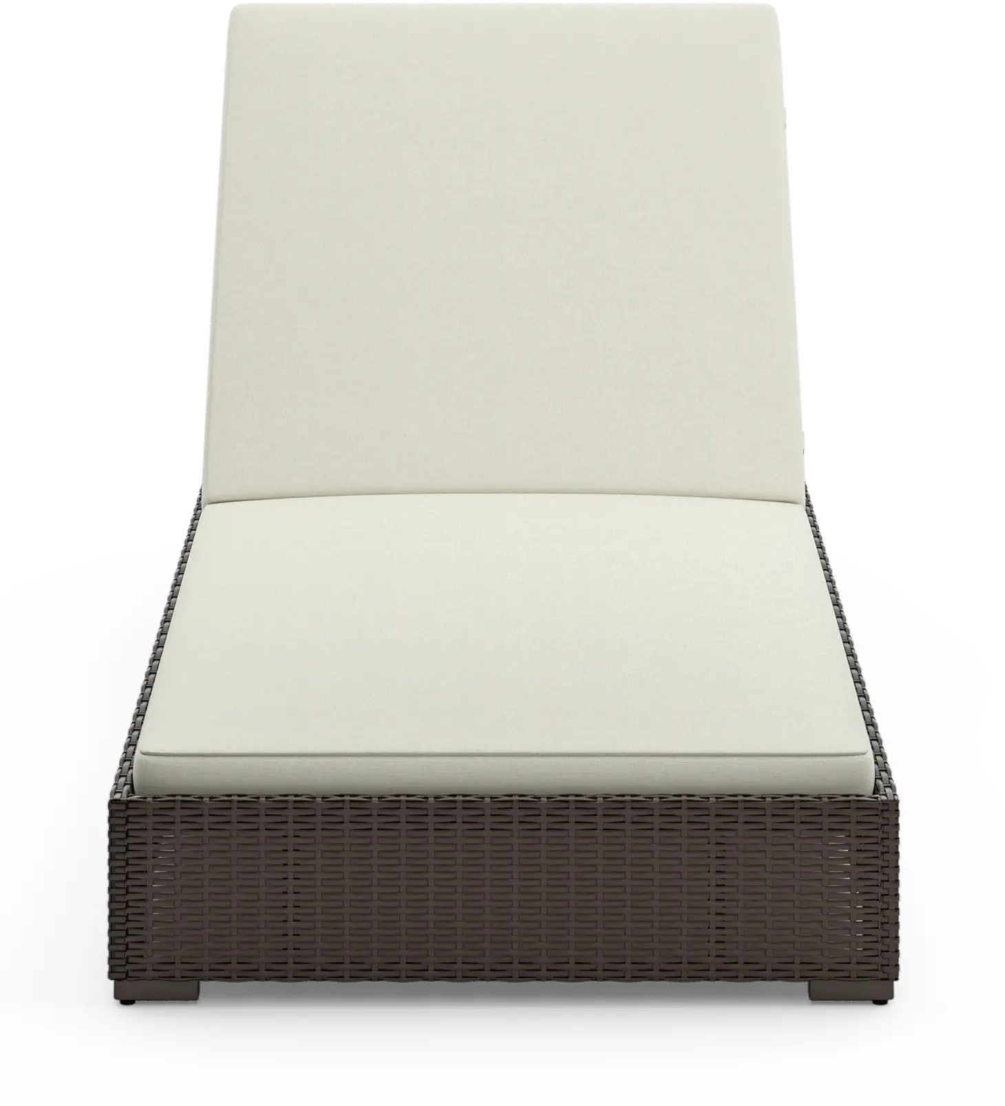 Palm Springs Brown Outdoor Chaise Lounge