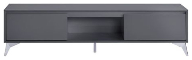 71 inch Gray TV benches wood TV stand   Midcentury   Entertainment Centers And Tv Stands   by HIGHLIGHT USA LLC  Houzz