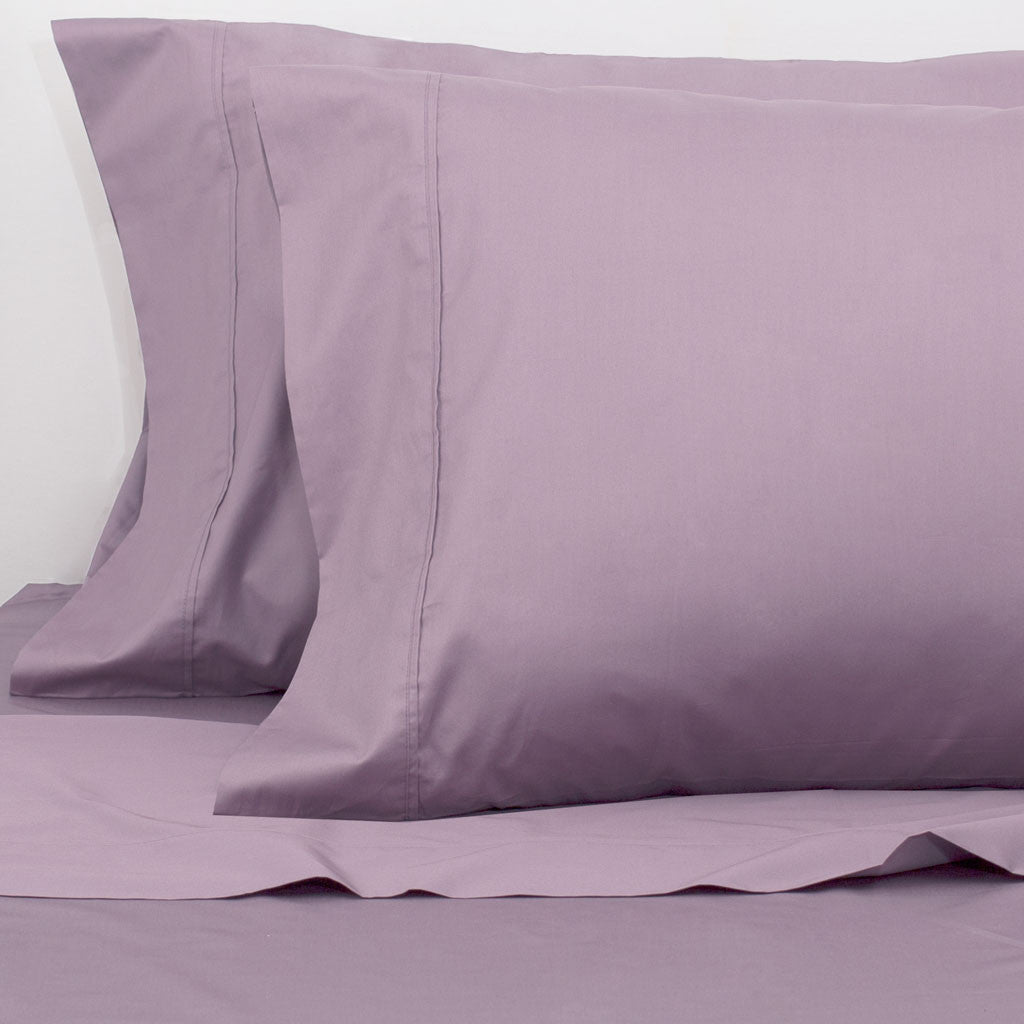 Lilac 400 Thread Count Sheet Set (Fitted, Flat, & Pillow Cases)