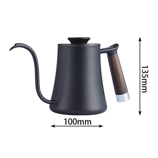 American hand-brewed coffee pot fine mouth stainless steel household coffee appliance set long mouth kettle drip filter pot