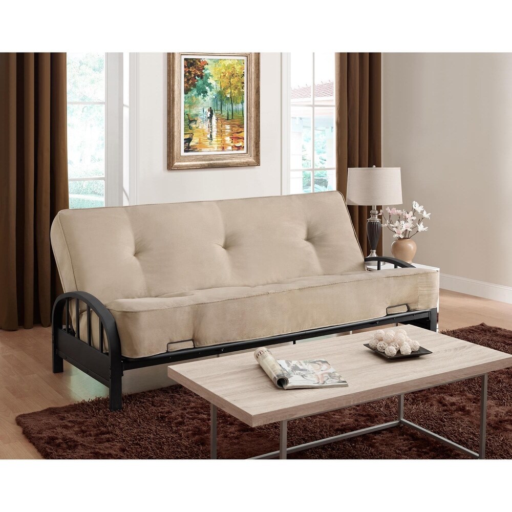 DHP Aiden Black Futon Frame