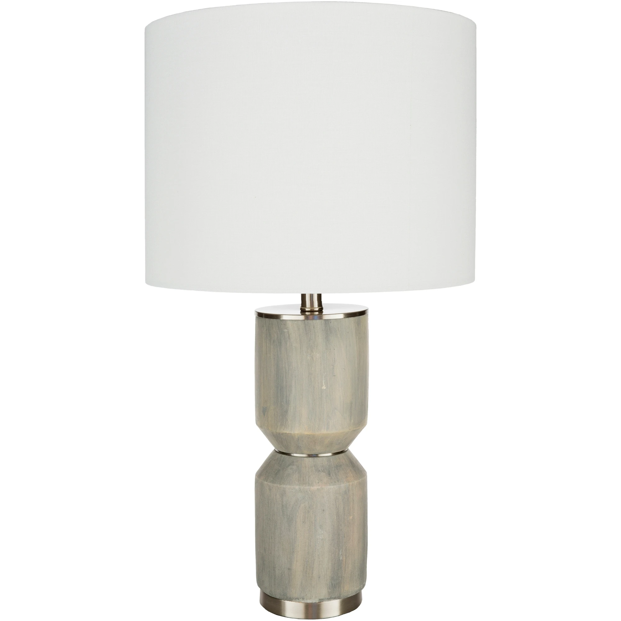 Sumi 27 in. White Transitional Table Lamp