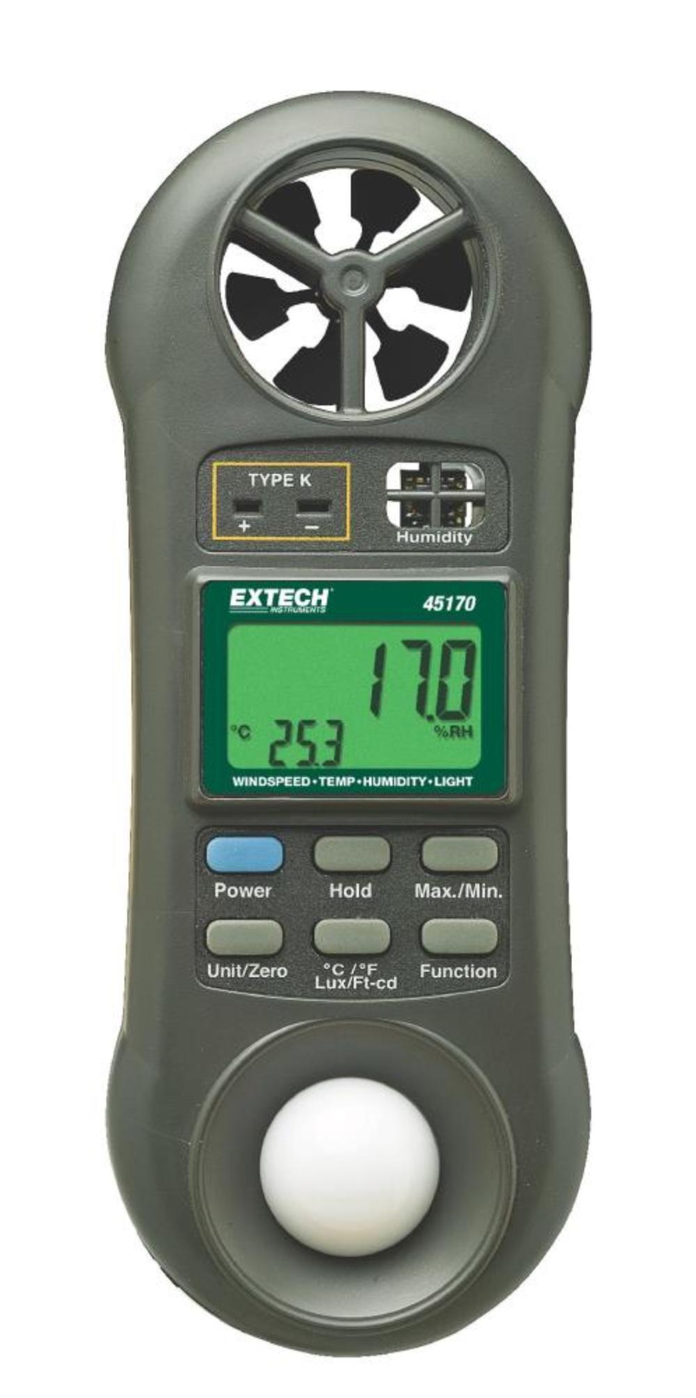 Extech Hygro Thermometer Anemometers Light Meter