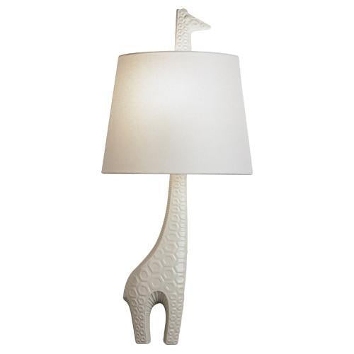 Ceramic Giraffe Wall Sconce