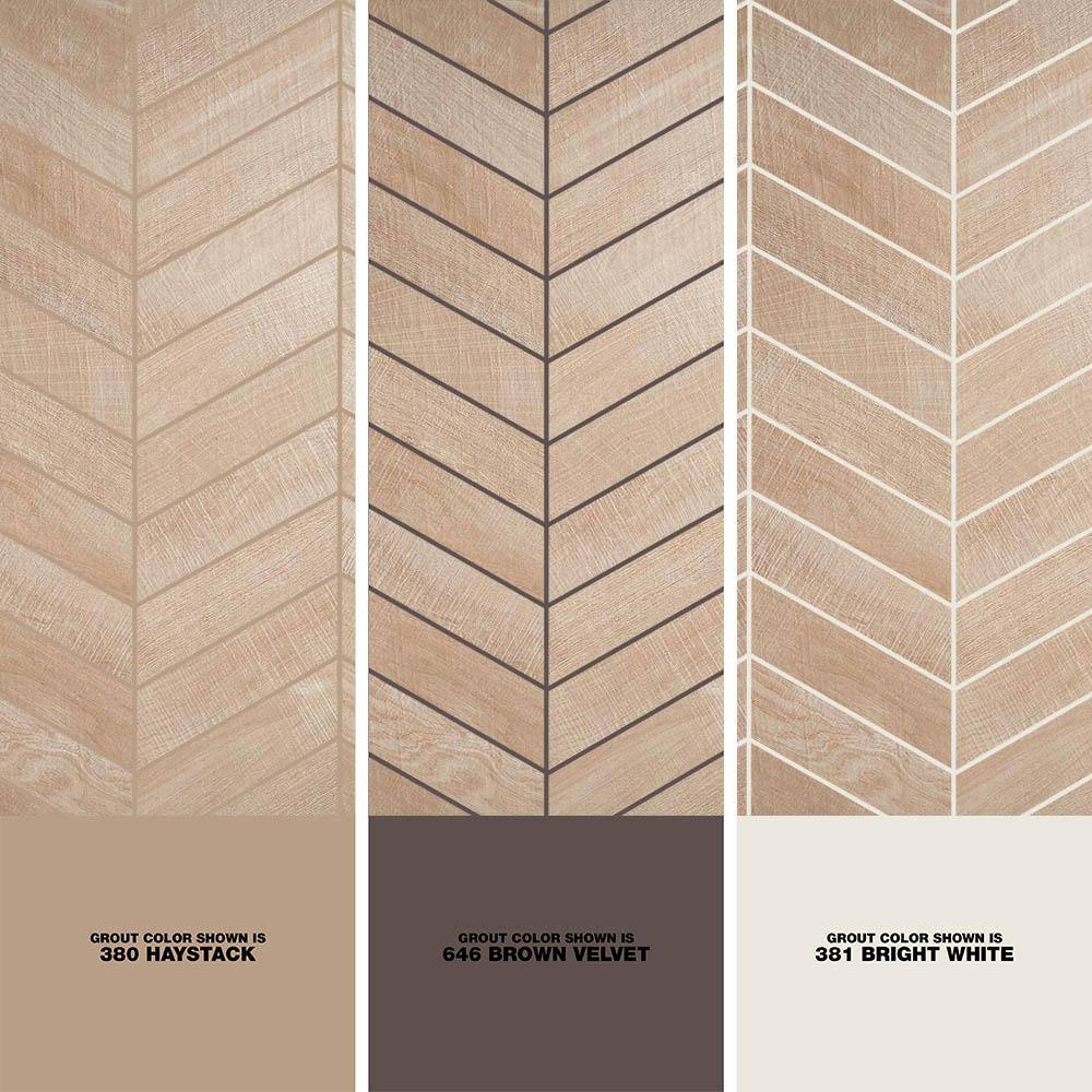 Ivy Hill Tile Montgomery Chevron Maple 24 in. x 48 in. Matte Porcelain Floor and Wall Tile (15.49 sq. ft.Case) EXT3RD101068