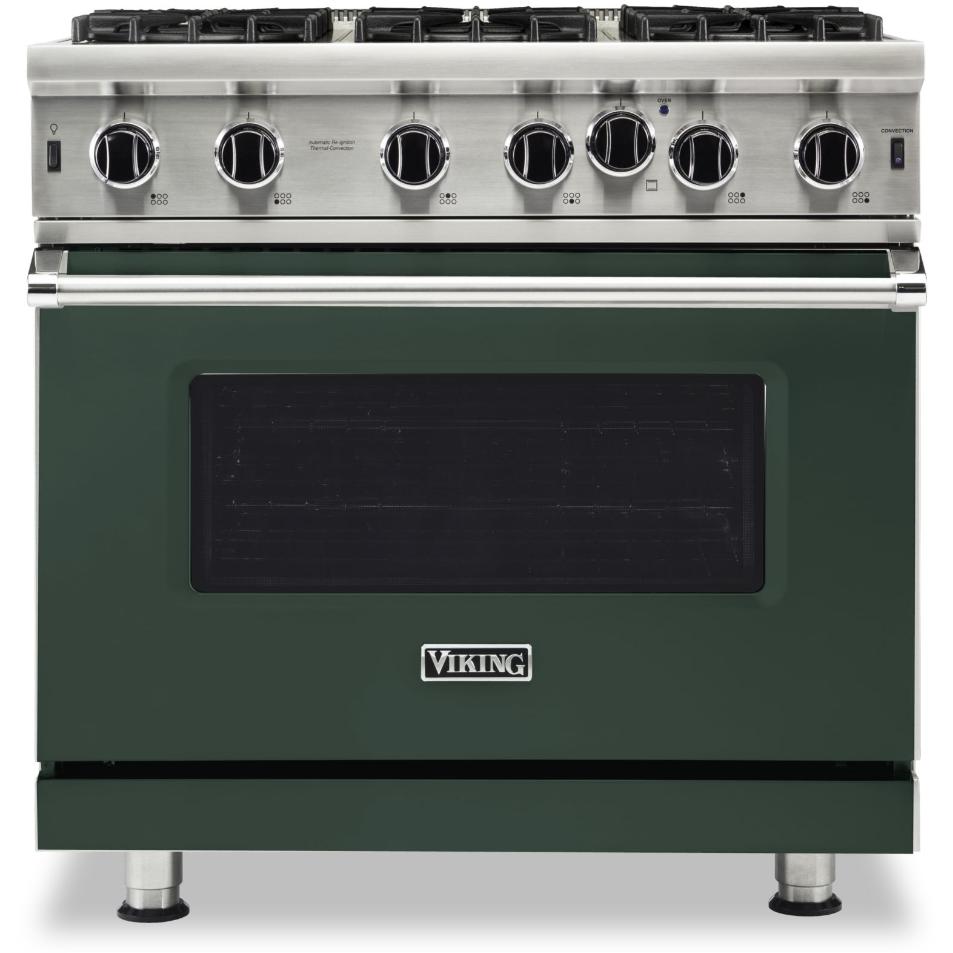 Viking 36-inch, 5.1 cu.ft. Freestanding Gas Range with Convection Technology VGIC5362-6BBF