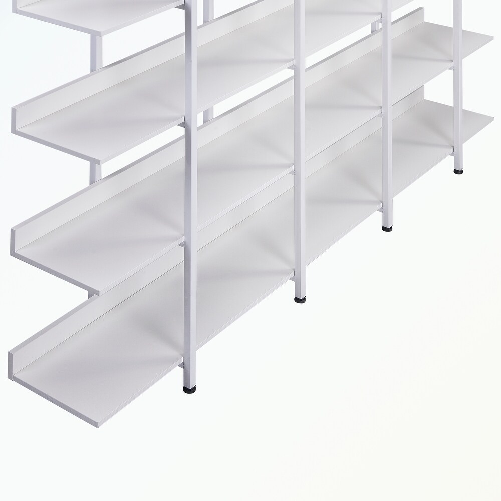 5 Tier Bookcase with Metal Frame  MDF Board