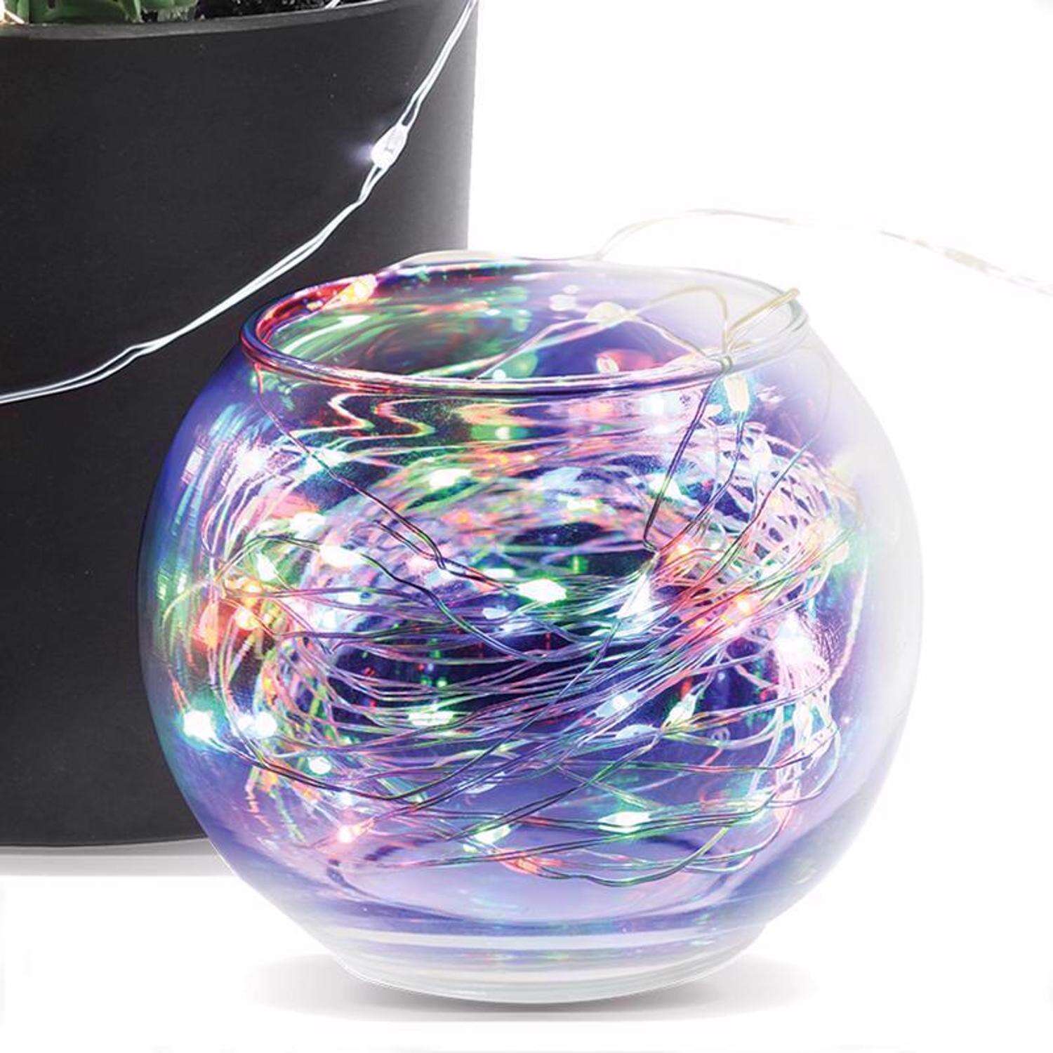 Feit String Lights LED Fairy String Lights Multicolored 30 ft. 100 lights