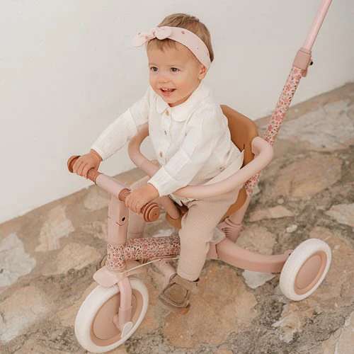 4 in 1 Driewieler Pink