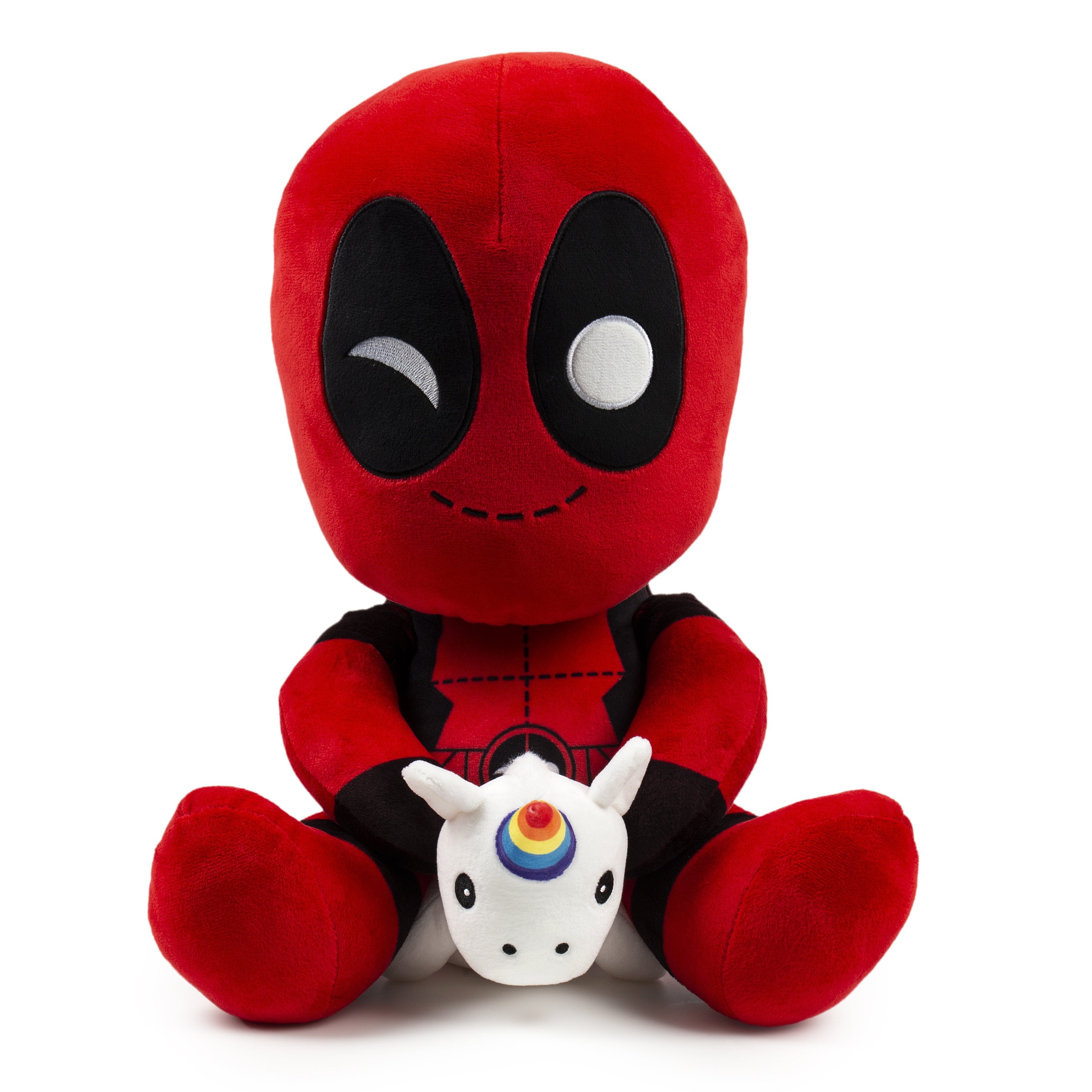 Marvel Deadpool Riding a Unicorn HugMe Vibrating Plush