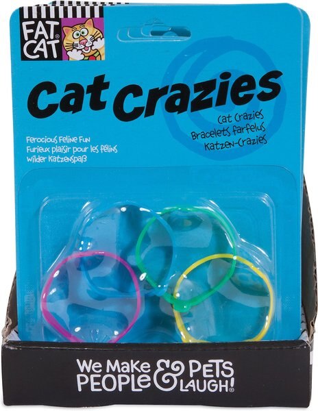 Fat Cat Crazies Playrings Cat Toy