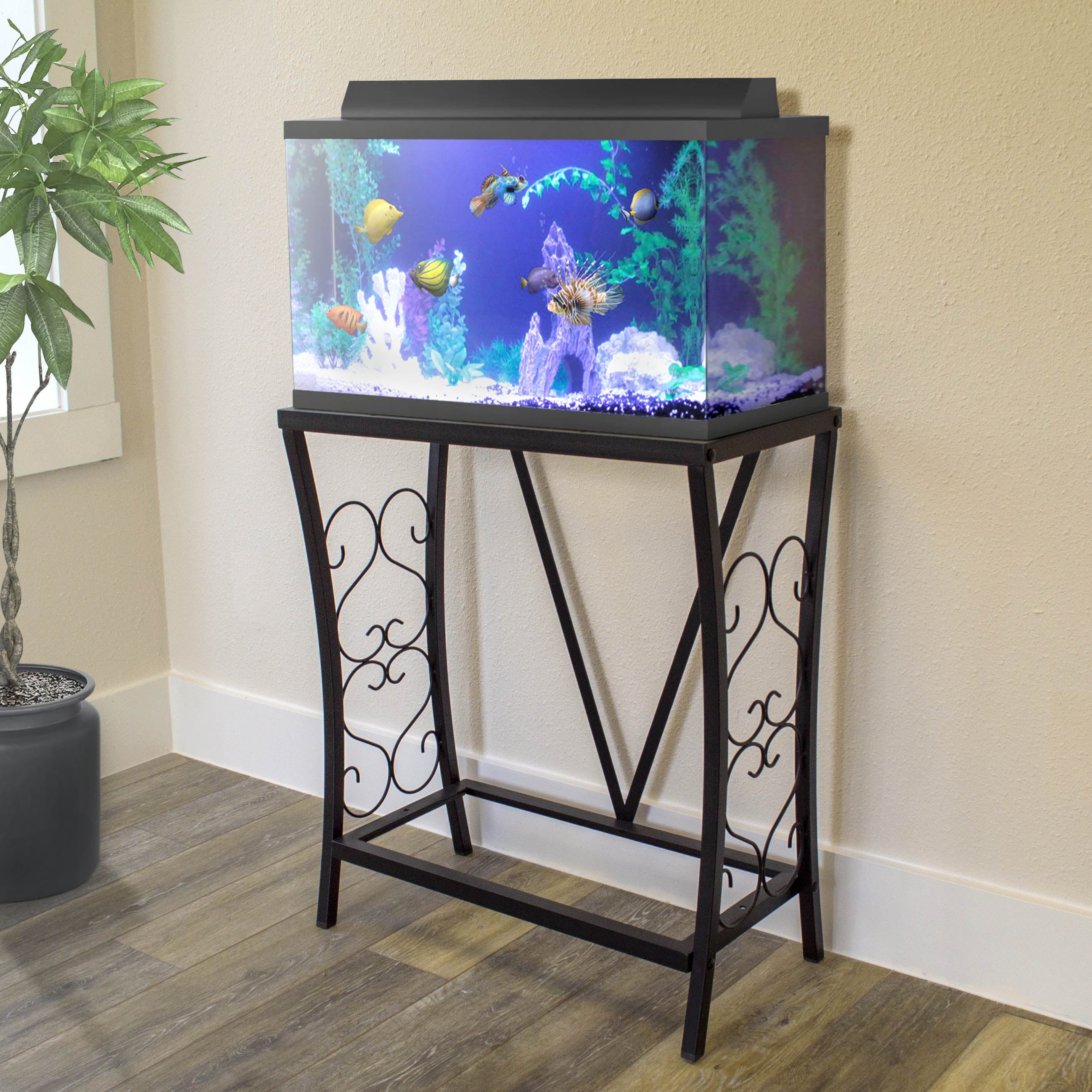 Aquatic Fundamentals 20 Gallon Metal Aquarium Stand