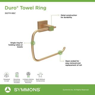 Symmons Duro Wall-Mounted Hand Towel Ring in Brushed Bronze 363TR-BBZ