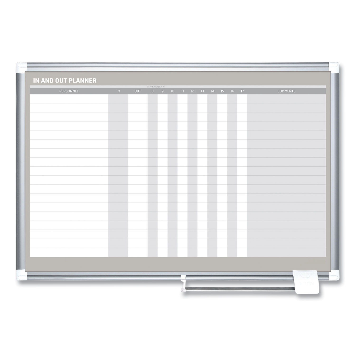 In-Out Magnetic Dry Erase Board by MasterVisionandreg; BVCGA01110830