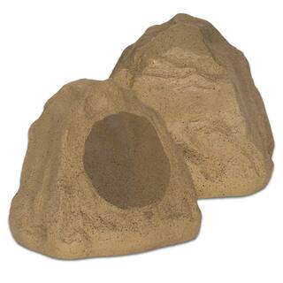 Theater Solutions by Goldwood Outdoor Sandstone 6.5 in. Rock 2-Speaker Set for Pool Yard 2R6S