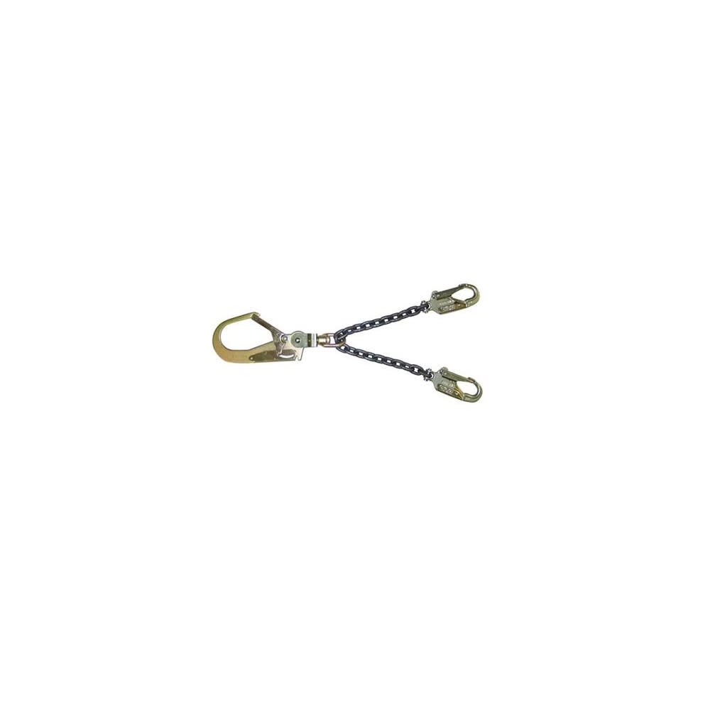 FallTech 17 Premium Positioning Assembly with Chain and Hook ;