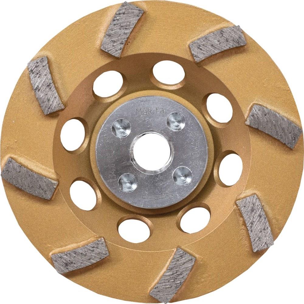 Makita 4-1/2 in. Turbo 8 Segment Diamond Cup Wheel Anti-Vibration A-96403 from Makita