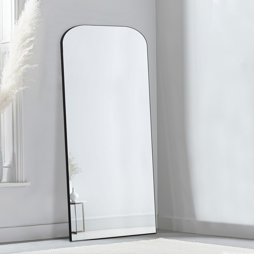 Iron Arch Top Bathroom Mirror Full Length Wall Mirror